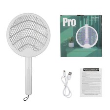Bug Zapper Racket Fly Swatter Mosquito Bat Wasp Electric Insect Pest Killer USB