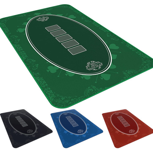 Pokermatte 100x60 eckig - 100x60,