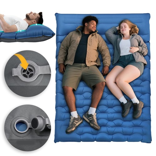 Selbstaufblasende campingmatte - selbstaufblasende,