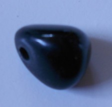 Obsidian Anhänger gebohrt ?(X807) Schau Mal durch !