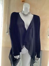 Street one *** Strickjacke *** 38 40 *** schwarz *** doppellagig oh. Verschluss