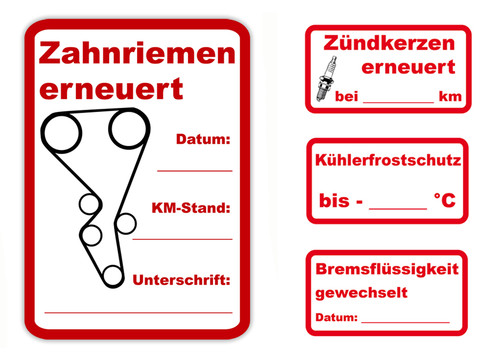 Aufkleber kfz service - kfz,