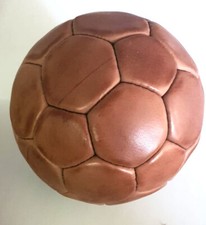 Leder Handball Vintage braun