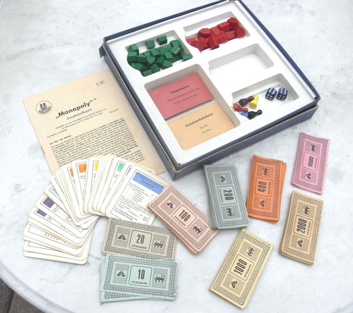 Monopoly originalteile 1960 - monopoly,