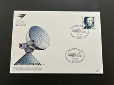 Bahnphilatelie Sonderkarte Parabol SoSt.Windeck "130 Jahre Bahn und Post" 1990