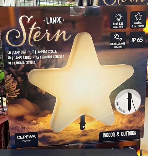 Cepewa home stern - stern-licht, weiß