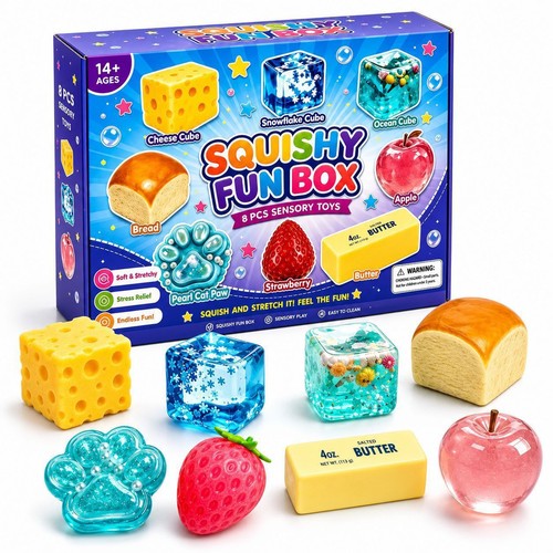 Squishy stressball set - squishy,