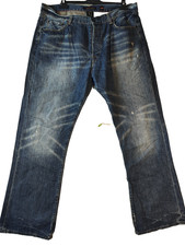 VINTAGE Y2K Ed Hardy Jeans by Christian Audigier Herren 40x34 Distressed...