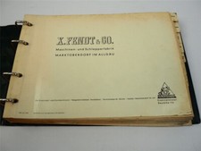 Fendt FL 114 Dieselross Ersatzteilliste Ersatzteilkatalog 1958 ergänzt bis 1969