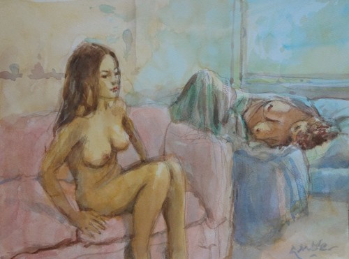 Gerry miller aquarell 2 - gerry, aquarell-"2