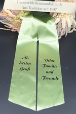 Kranzschleife Trauerschleife