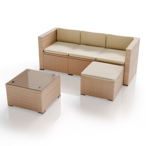 Polyrattan gartenmöbel lounge - polyrattan,