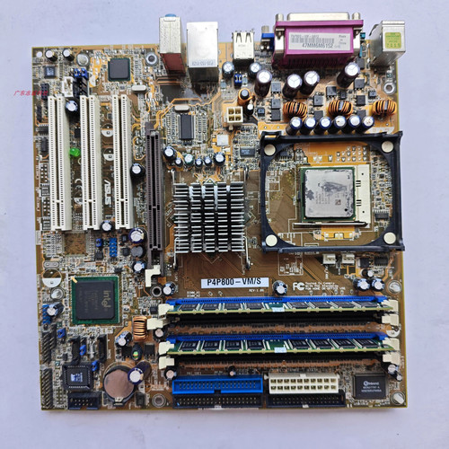 Asus p4p800 motherboard - asus, p4p800-vm/s