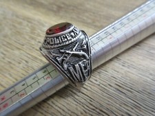 US Army United States MP Military Police Insignia Ring WWII D-Day Nam Rot 64