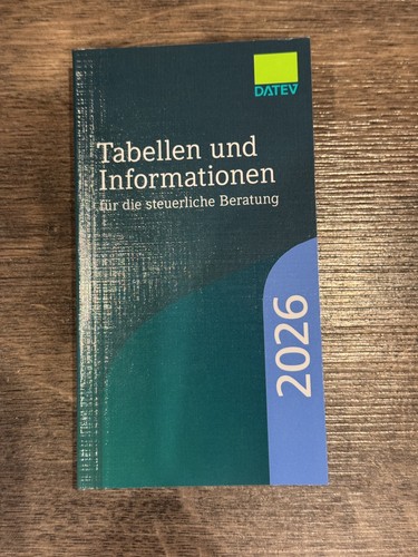 Datev tabellen und - tabellen,