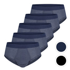 5er Spar-Pack ESGE Feinripp Ringel Herren Unterhosen Slip mit Eingriff 