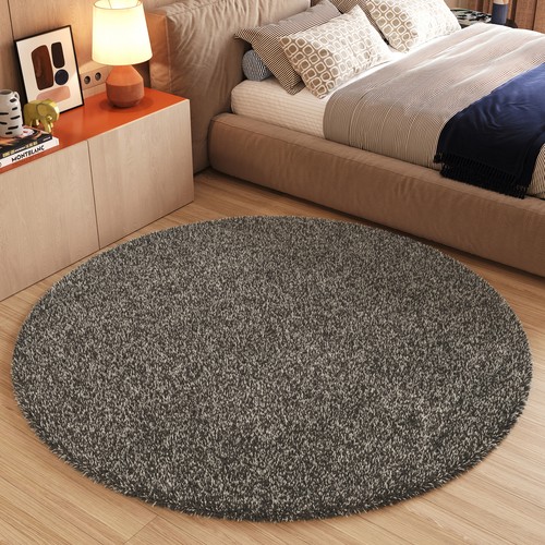 Runder langflor teppich shaggy - runder,