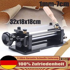 Leder Schälmaschine Spaltmaschine Manuelle Leather Skiver Schäler Splitter NEU