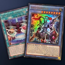 Schwarz Glänzender Soldat Supersoldat Set NEU + Ritual Ultra Rare Yugioh Deutsch