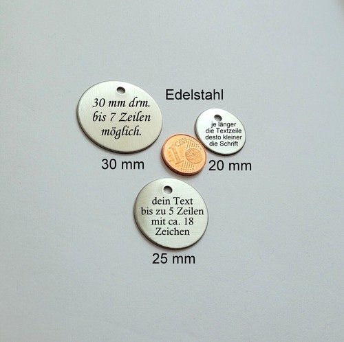 Edelstahl hundemarke - edelstahl,