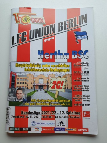 Stadionheft union berlin - 1., fc