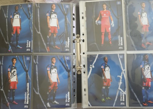 24x fußball autogrammkarten - 24x,