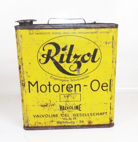 Alte öldose ritzol - ritzol, valvoline