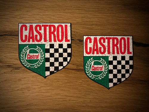 Castrol aufkleber old - castrol,