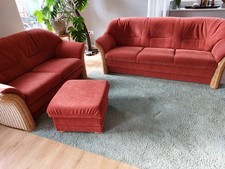 Couch-Garnitur sucht neuen Be"sitzer"  3er, 2er, Sessel, Hocker