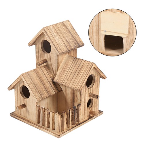 Wooden birds nest - birds, home