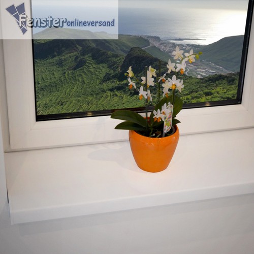 Fensterbank 250 weiß - mm,