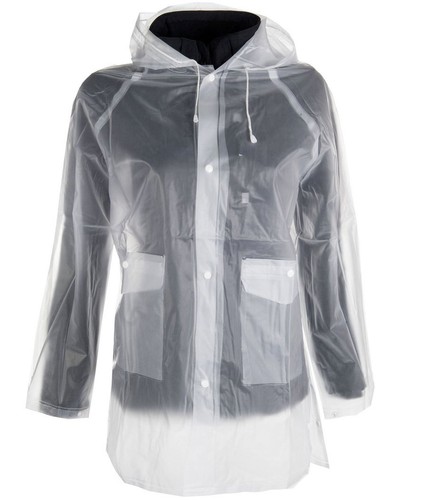 Transparenter reitmantel für - transparenter,
