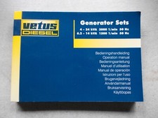 STM0139  Vetus Diesel Generator Sets - Bedienungsanleitung 4 - 24 kva