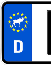 2x Aufkleber HIRSCH ELCH