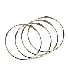 4x Warenring 150mm Stahl verzinkt Schlüsselring Gürtelring Schmuckring Ringe Set