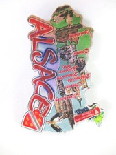 Elsass Souvenir Magnet Laser