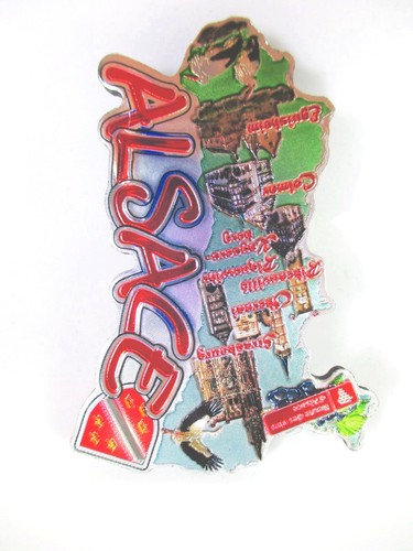 Elsass souvenir magnet laser - elsass,
