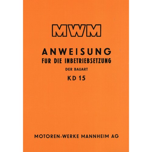 Mwm kd15 anweisung für - kd15,