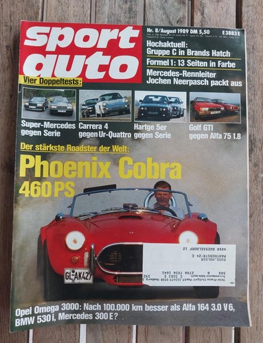 Sport auto 1989 bmw e34 - 08/1989,