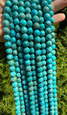 Echter Türkis Edelstein Perlen Strang Naturstein Perlenstrang 8mm 10mm Perlen