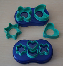 Ausstecherformen, 10 tlg. Plätzchen-Set , Keksformen , blau-grün von Tupperware