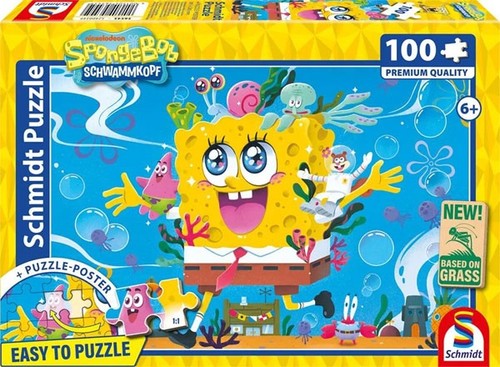 Puzzle poster spongebob - poster,