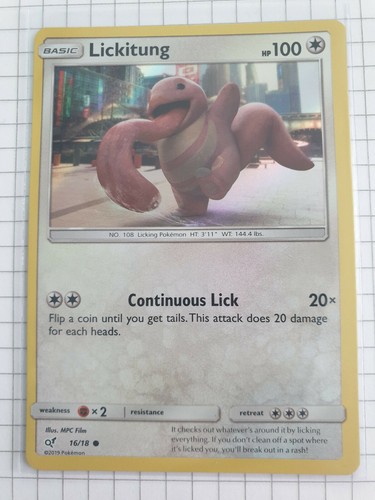 Pokemon lickitung holo 18 - lickitung, 16/18