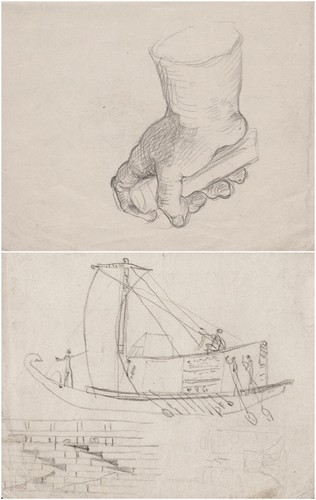 Hand hands main study - , ship