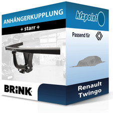 Für Renault Twingo 10.2001-03.2007 BRINK Anhängerkupplung starr neu