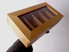 Teebox aus Buche Holz Kasten