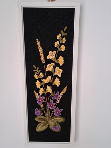 Blumenmotiv als stickbild - blumenmotiv,