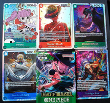 One Piece Legacy of the Master OP12 Super Rare HOLO Karten EN AUSWAHL!