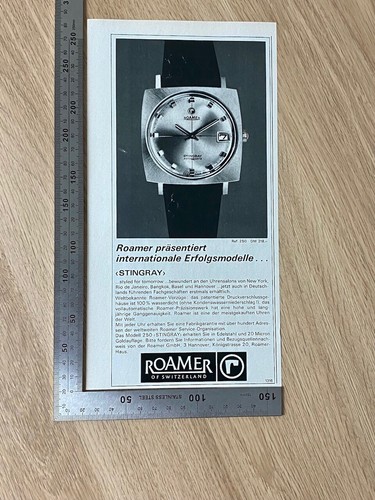 Roamer stingray ref 250 swiss - roamer, ref.