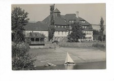 Z282 alte AK Talsperre Malter Hotel "Haus Seeblick" Paulsdorf gelaufen 1963